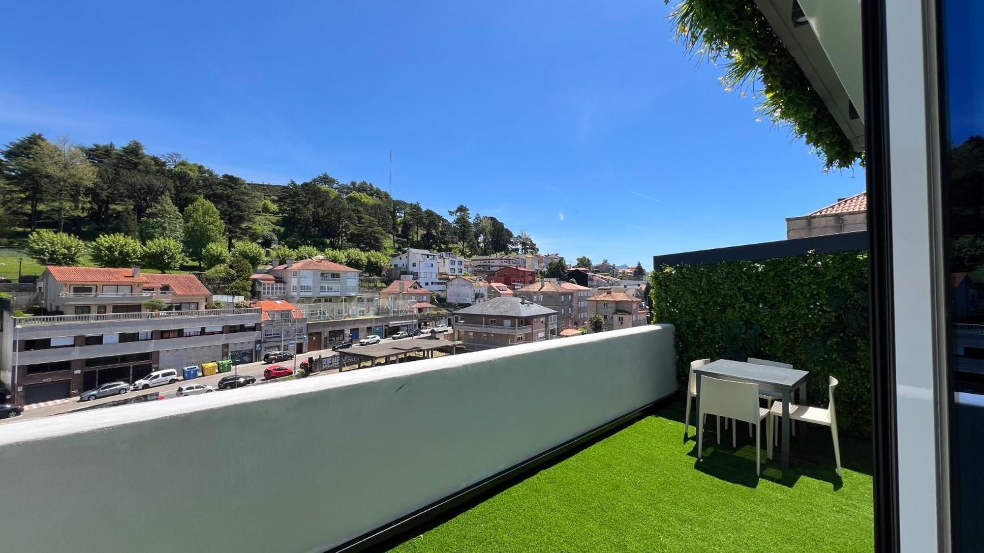 Апартаменты La Terraza Del Atico Con Parking Incluido Виго Экстерьер фото